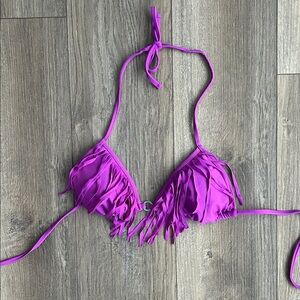 Fringe String Bikini Top